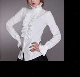 high neck ruffle blouse uk