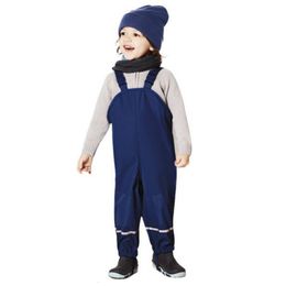 BUZHIDAO Pantalons De Pluie en Plein Air Minces pour Enfants GarçOns Filles ImperméAbles Coupe-Vent Et Respirants,Pantalon De Pluie Mixte Enfants