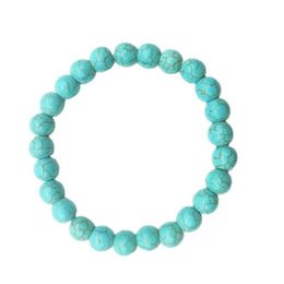 Blanc Naturel Turquoise Bracelet Noir Gemme Charme Perles Handwork Bracelet Blanc Naturel Turquoise Bracelet Noir Gemme Charme Perles Handwork Bracelet