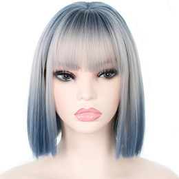 blue wig online