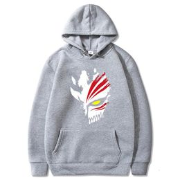 bleach painted moletom com capuz