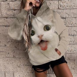 Jersey De Manga Larga Con Estampado De Animales 3d De Talla Jersey De Manga Larga Con Estampado De Animales 3d De Talla