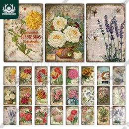 Tin Sign Plants Decoration Tulip Garden Vintage Metal Wall Sign 20x30 cm Tin Sign Plants Decoration Tulip Garden Vintage Metal Wall Sign 20x30 cm
