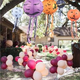 1 PC Papel de tejido Linterna Bolas Colgando Ghost Precs Decoración de Halloween 1 PC Papel de tejido Linterna Bolas Colgando Ghost Precs Decoración de Halloween