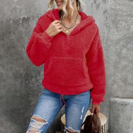 Capa de manga larga Doble cara Fleece Fashion Chaqueta de mujer color sólido Capa de manga larga Doble cara Fleece Fashion Chaqueta de mujer color sólido