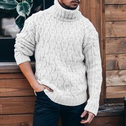 KDHJJOLY New Mens Loose Striped Turtleneck Pullover Sweater KDHJJOLY New Mens Loose Striped Turtleneck Pullover Sweater