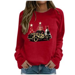 Sudadera Estampada Árbol De Navidad Mujer Manga Larga Plus S Sudadera Estampada Árbol De Navidad Mujer Manga Larga Plus S