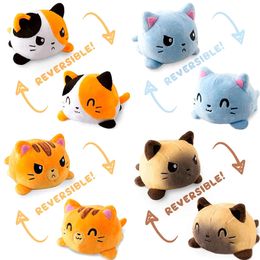 reversible skeleton cat plush