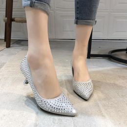 Lady Sandals Womens 7cm Crystal High Heels Handmade Luxury Hot Fashion Shoes Leather Female Ladies Wild Fashion Casual Quality Super Elegant for Women Beige Silver Lady Sandals Womens 7cm Crystal High Heels Handmade Luxury Hot Fashion Shoes Leather Female Ladies Wild Fashion Casual Quality Super Elegant for Women Beige Silver