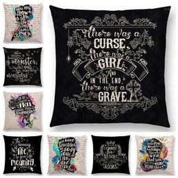 throw pillows with words