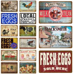 Farm Fresh Milk Large Métal Tin Signe Affiche Plaque Murale Farm Fresh Milk Large Métal Tin Signe Affiche Plaque Murale