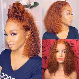 Köp grossist Ginger Bob Lace Front Wig i Bulk från Kina 