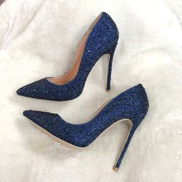 dark navy blue heels