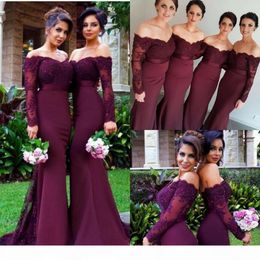 dark maroon gown