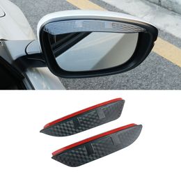 2Pcs Car Rearview Mirror Rain Eyebrows for Mitsubishi Lancer EX Clear View Rain Protection Dust proof Cover Styling Accessories