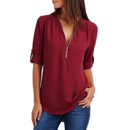 plus size red tops uk