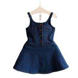 Sameno Toddler Kids Baby Girl Sleeveless Backless Strap Denim Overall Romper Trousers Sameno Toddler Kids Baby Girl Sleeveless Backless Strap Denim Overall Romper Trousers