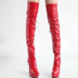 red hooker boots