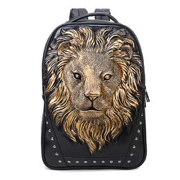 Lion2 17 Inch Laptop Backpack Travel Backpack Boys Girls Teens Youth Schoolbag Men Women Bag 