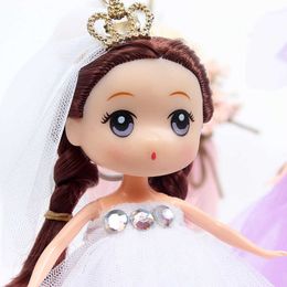 18cm Crown Wedding Dress Doll Red 18cm Crown Wedding Dress Doll Red