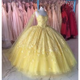 yellow xv dresses