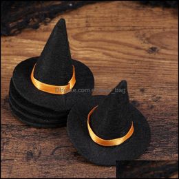 Accesorio Útil Pa 2 Tocados Con Diseño De Sombrero De Bruja Accesorio Útil Pa 2 Tocados Con Diseño De Sombrero De Bruja