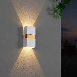 Difusor LED Moderno Jardín Lámpara de pared Linterna Transparent Negro 