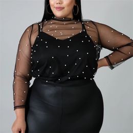 black evening tops plus size