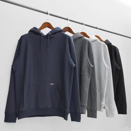 washed grey oversized moletom com capuz