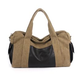 Aiweijia New Double Shoulder Bag Student Bag Travel Bags for Men and Women Bag 