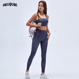 yellow workout clothes