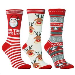 4 Pairs Ladies Soft Fluffy Cosy Bed Socks Santa Warm Christmas Gift Casual S4-7 4 Pairs Ladies Soft Fluffy Cosy Bed Socks Santa Warm Christmas Gift Casual S4-7