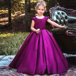 violet ball gown