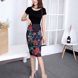 floral pencil skirt 3d print
