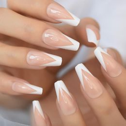 Buy Pink White French Tip Nails Online Shopping At Dhgate Com