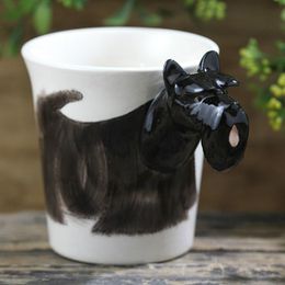 Wolf Head Tasse 3D Harz Edelstahl Wasserbecher Tier Trinkbecher Zubehör