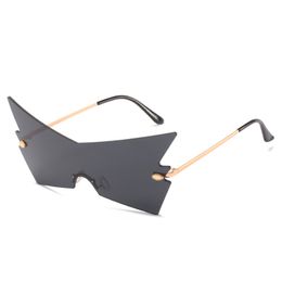 Lujosas lentes siamesas de 10 colores gafasmujer gafas de sol Lujosas lentes siamesas de 10 colores gafasmujer gafas de sol