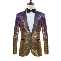 sequins suit jacket