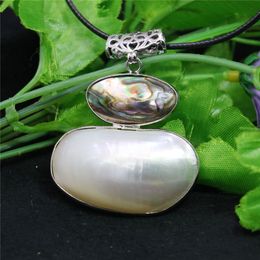 Animal Abalone Shell Necklaces Pendant Tray Drop Jewelry DIY Making Findings 