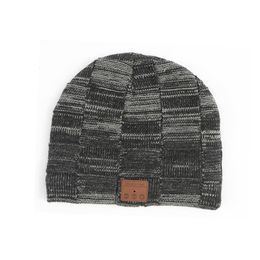 Invierno Bluetooth Beanie Hat Sombrero De Auriculares ... Invierno Bluetooth Beanie Hat Sombrero De Auriculares ...