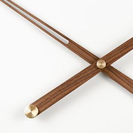 digital de DIY gran tamaño de 1 metro de aves nórdica reloj-Negro digital de DIY gran tamaño de 1 metro de aves nórdica reloj-Negro