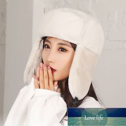 Cálido bombardero sombreros,sombrero de la polla for hombres mujeres solapa solapa invierno grueso sombrero alineado viento a prueba de viento ciclismo de esquí de nieve sombreros de nieve sombrero de