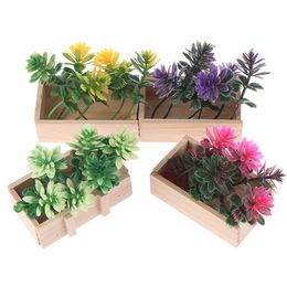 Casa de muñecas Flor en miniatura Exquisito adorno de plantas Decoraci Casa de muñecas Flor en miniatura Exquisito adorno de plantas Decoraci