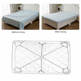 4 PC Hoja de cama Colchón Mantas elástico Holder no Deslizándose Pinza sujetador 