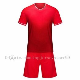 red plain jersey