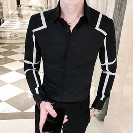 QingFan-Men Cloth Mens Blouse Top Male Autumn Casual Long Sleeve Letter Printed Slim Fit Hoodies QingFan-Men Cloth Mens Blouse Top Male Autumn Casual Long Sleeve Letter Printed Slim Fit Hoodies