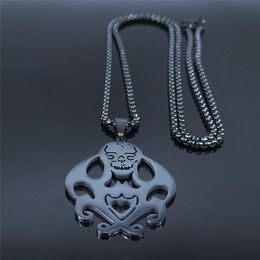 Stainless Steel Skull and Snake Head Punk Pendant Necklace Wallet Connector Charm Chain Fashion Gift Jewelry Stainless Steel Skull and Snake Head Punk Pendant Necklace Wallet Connector Charm Chain Fashion Gift Jewelry