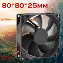 F00R 12V 0.42A 3Wire 8cm CPU Cooler Case Power Cooling Fan 80x80x25mm EFB0812EH 