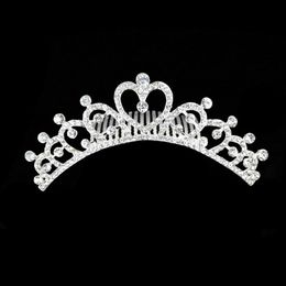 Diadema Corona Tiara En Forma De Corazón Boda De Diamantes D Diadema Corona Tiara En Forma De Corazón Boda De Diamantes D