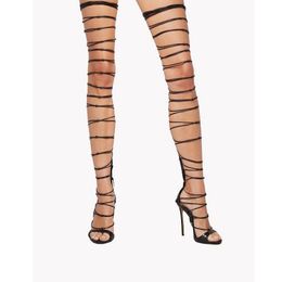 thigh high lace up gladiator heels